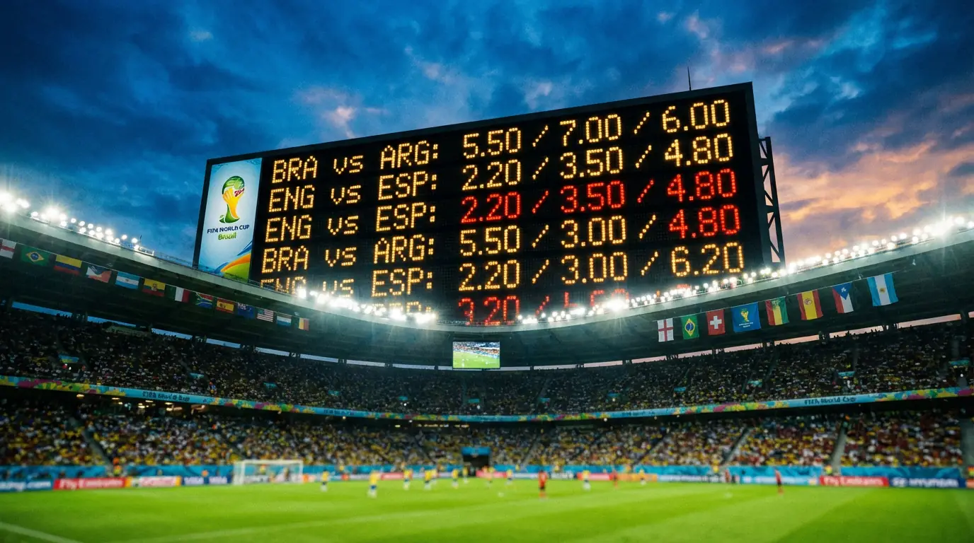 Comparativa de cuotas para el ganador del Mundial 2026 con los principales favoritos