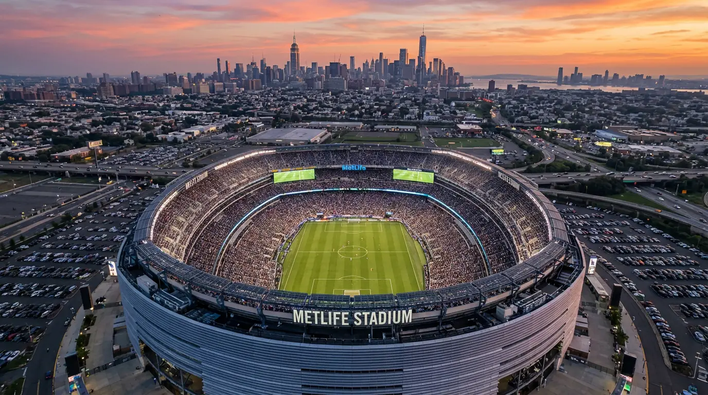 MetLife Stadium en East Rutherford, sede de la final del Mundial 2026
